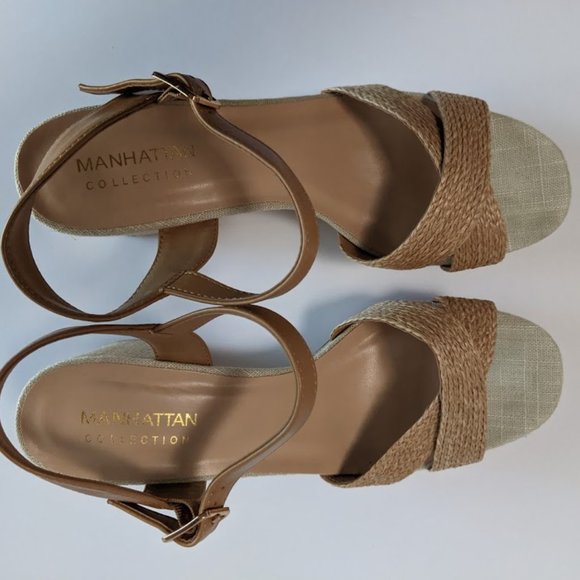 Women's Classic Platform Heel Sandal Open Toe - Picture 7 of 7